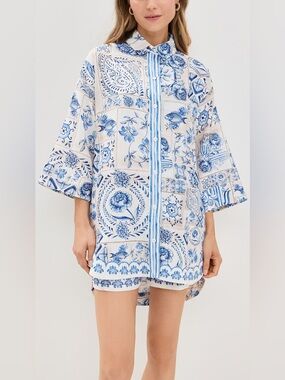 Agua Bendita Chrissy Azure Top